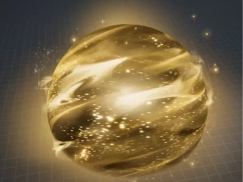 金色球